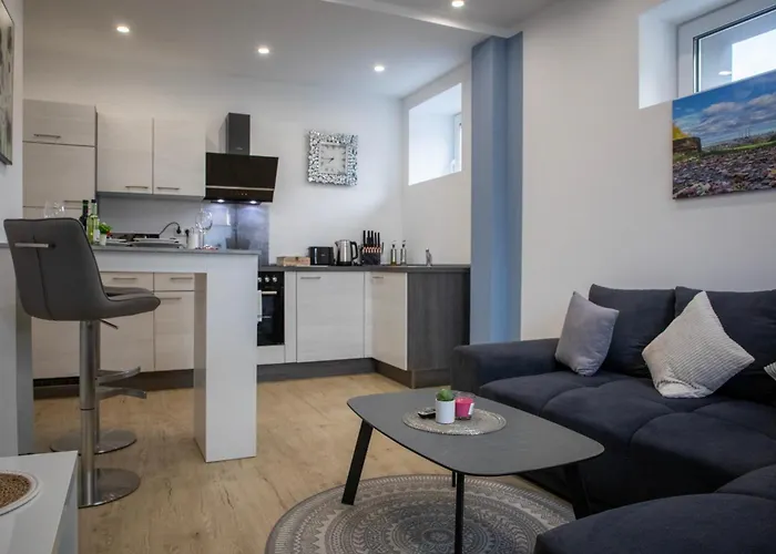 Apartment Hannibal - Design Lavendel 4, Vw Nähe, Parkplatz, Küche, Highspeed-wlan, Fitness, Solarium